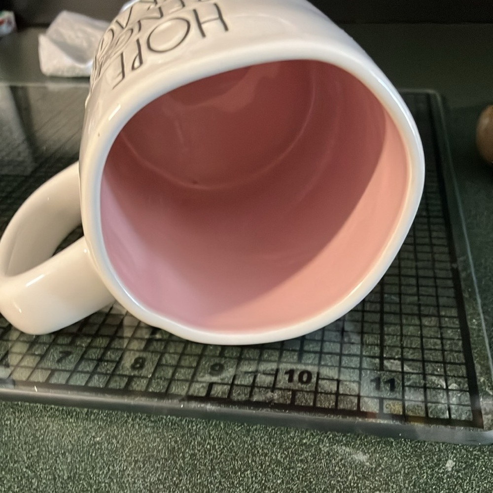 2 Rae Dunn mugs . Susan G. Komen coffee mug and Te Amo (I love you) coffee mug - Picture 3 of 8